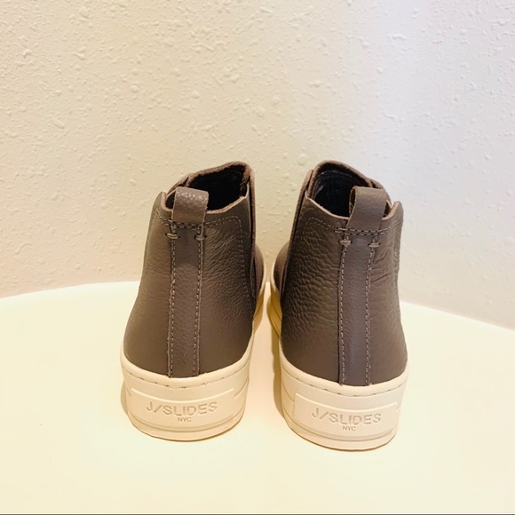 J/SLIDES Holland Leather Retro Taupe Women’s Booties/Sz:8/NWT - Picture 7 of 8